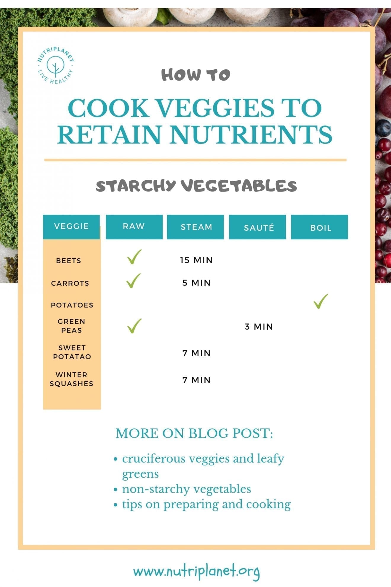 How to Cook Vegetables to Retain Nutrients | Nutriplanet