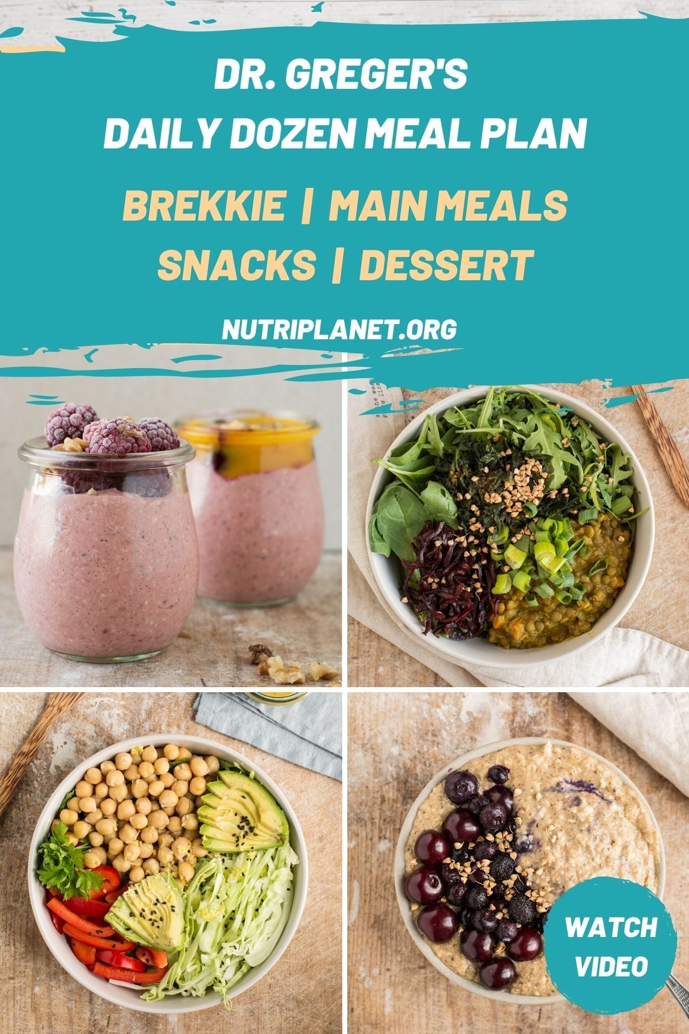 Daily Dozen Meal Plan Gluten Free Low Fat Nutriplanet