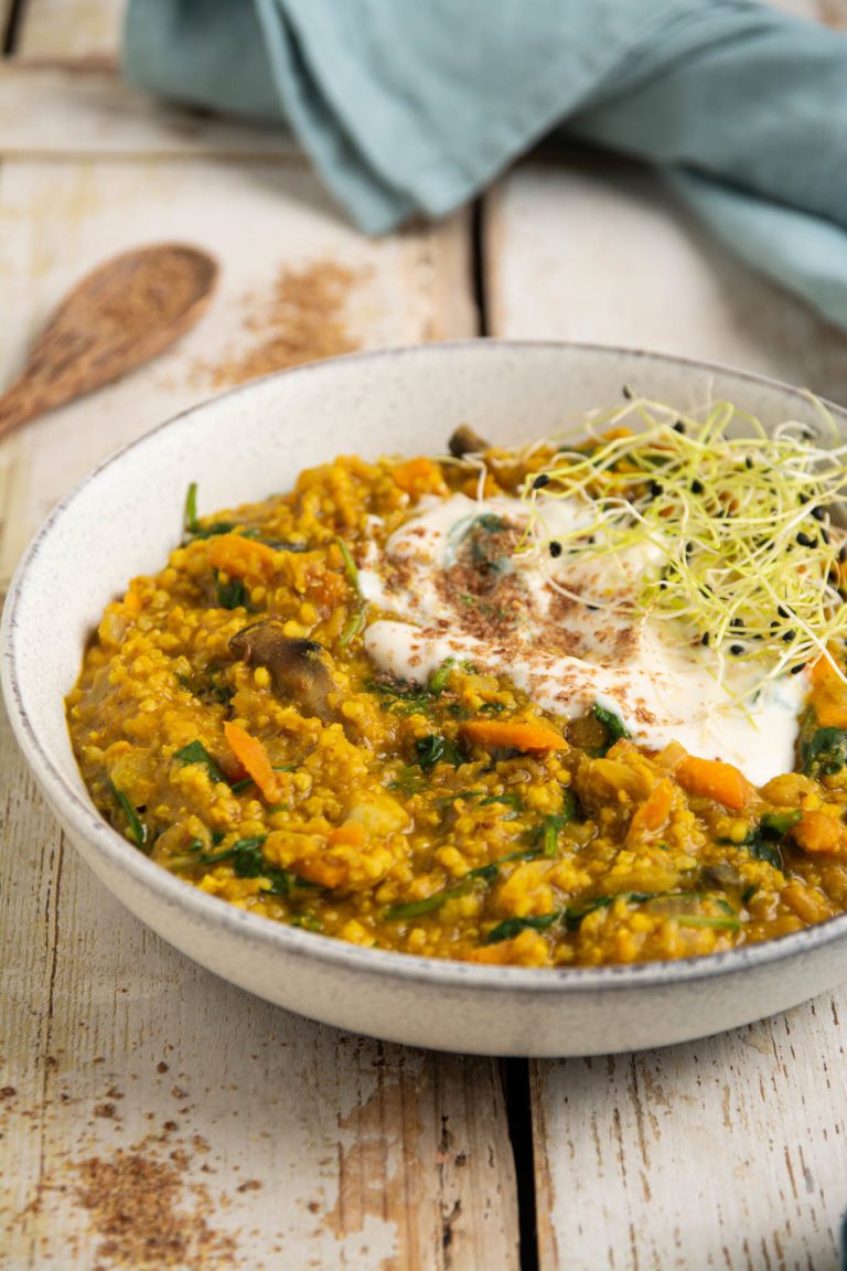 How to Make Millet and Lentil Stew [Video] | Nutriplanet