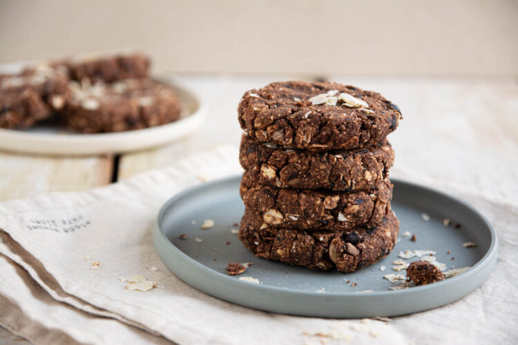 These soft Chocolate Tiger Nut Cookies are packed with plant-based goodness. This gluten-free, refined sugar-free recipe is easy to make and perfect for a healthy treat.